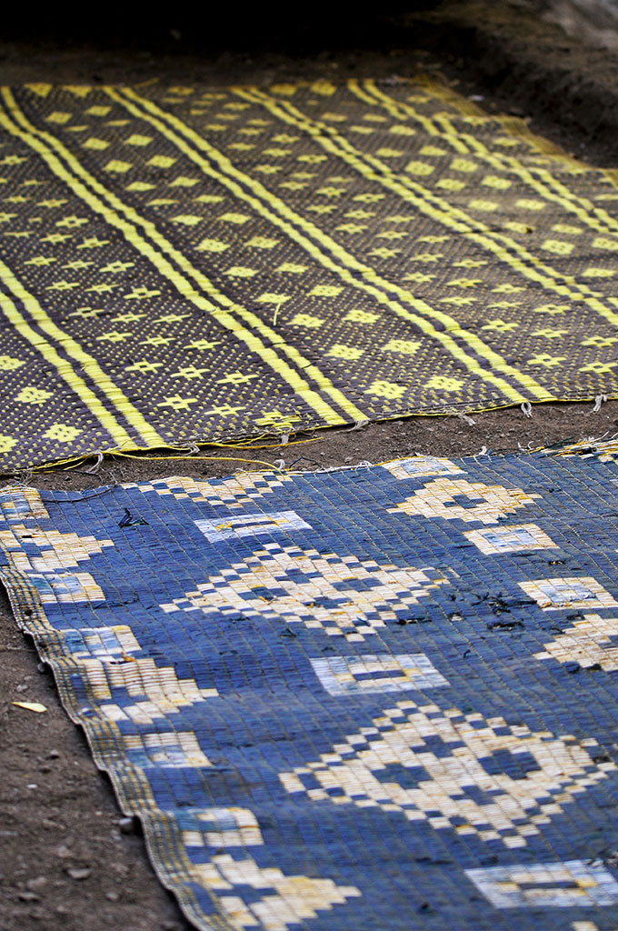 Tapeçarias em souk berbere