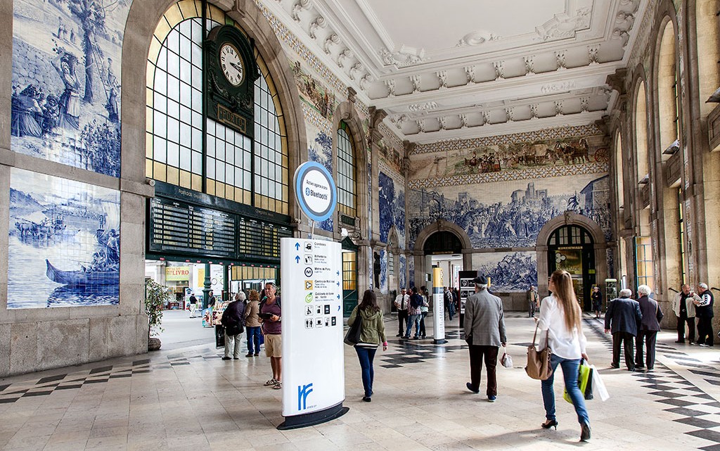 estação de São Bento no Porto