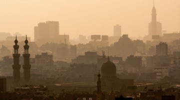 smog na cidade do Cairo