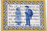 Painel azulejos do aniversário do rancho folclórico N. Sra. da Alegria
