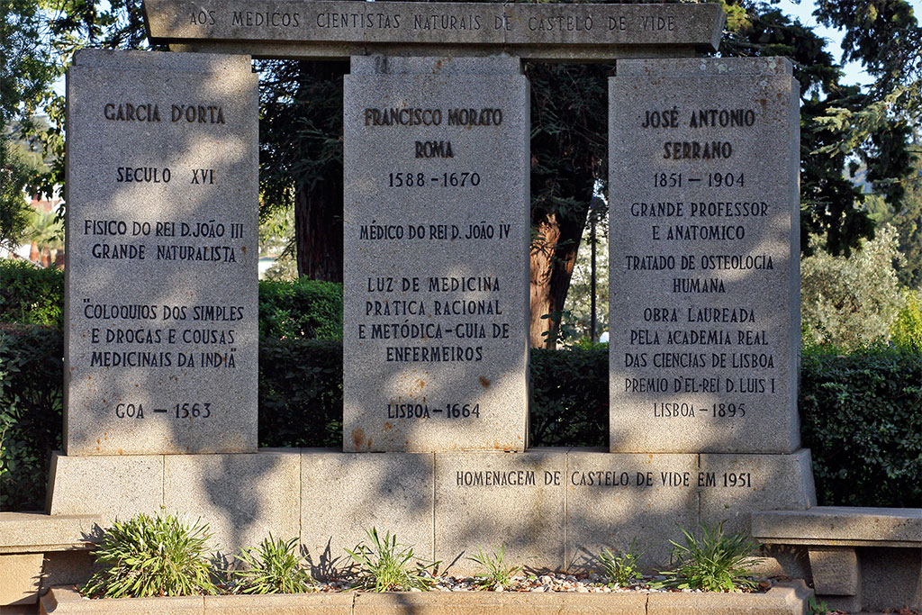 Monumento aos médicos cientistas naturais de Castelo de Vide