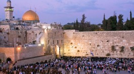 muro das lamentações em Jerusalém