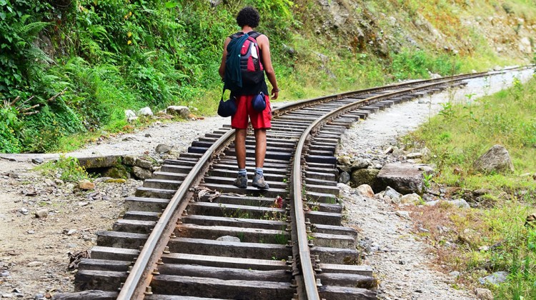 Caminho de ferro para Machu Picchu