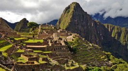 ruinas em Machu Picchu