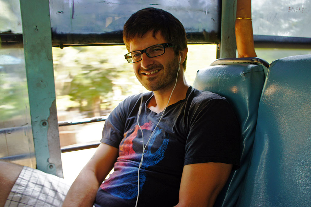 Jorge Vassalo no autocarro