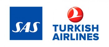 logótipo SAS e Turkish Airlines