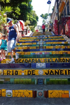 Escadaria de Selaron no Rio de Janeiro