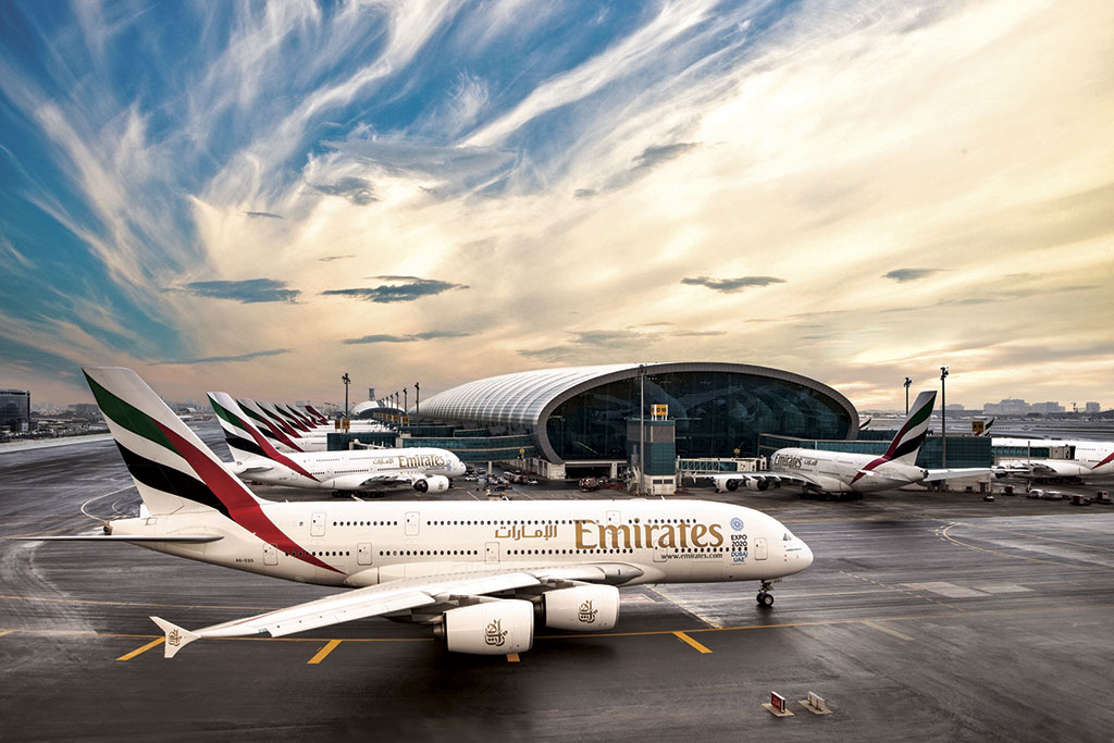 Frota emirates no Dubai