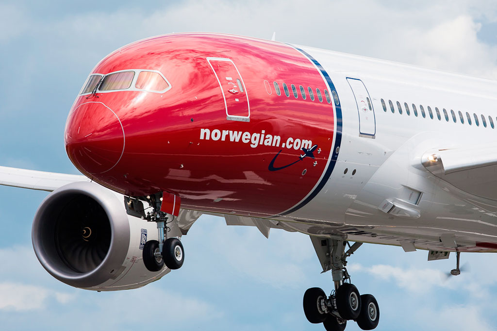 norwegian boeing 787 dreamliner