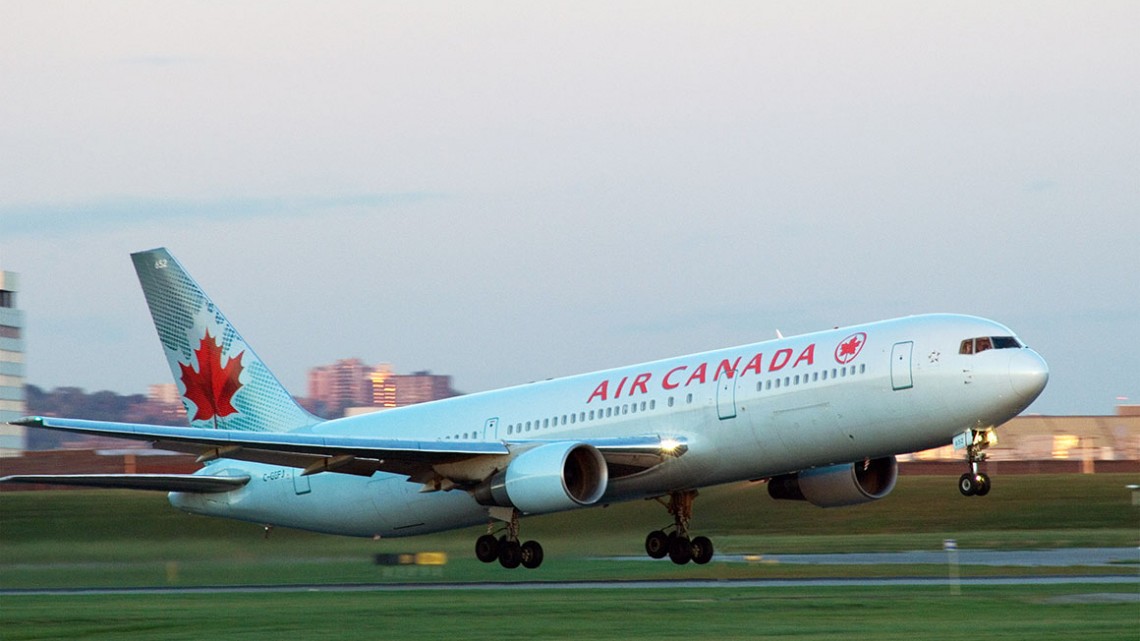 Avião Boeing 767-300ER da Air Canada