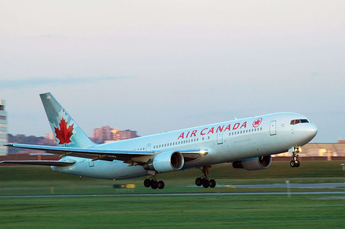 Avião Boeing 767-300ER da Air Canada