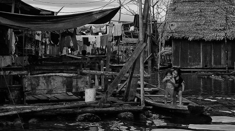 casas do bairro de bélen em Iquitos