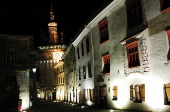 Sighisoara à noite, Roménia