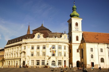 Câmara Municipal de Sibiu, na Transilvânia