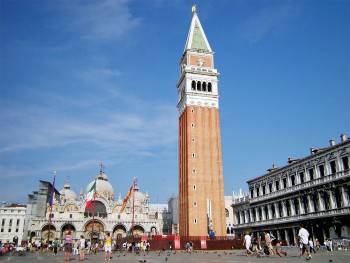 campanário e basílica de São Marcos em Veneza