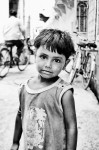 criança na cidade de Jodphur, Índia