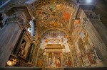 Frescos do altar da igreja de Santa Maria Sopra Minerva em Roma.