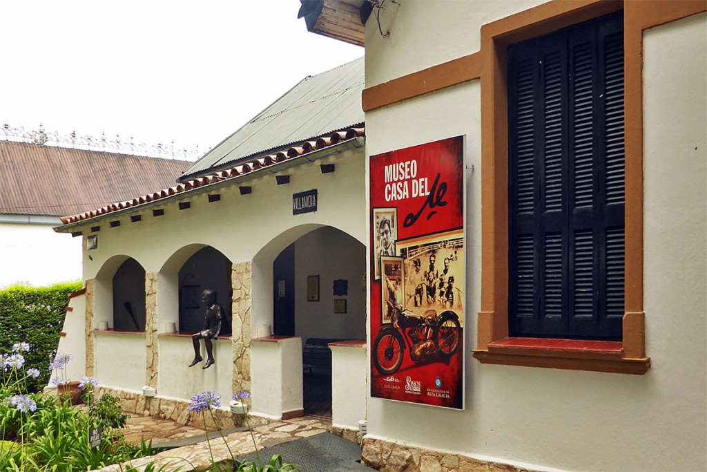 Entrada no museu Che Guevara em Alta Gracia, Argentina.