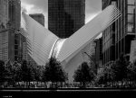 Estrutura no memorial do Ground Zero, em Nova Iorque.