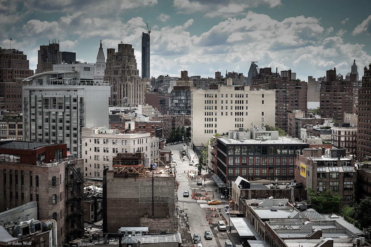 Vista do Museu Whitney para o centro de Nova Iorque, uma das cidades que alimenta o sonho americano.